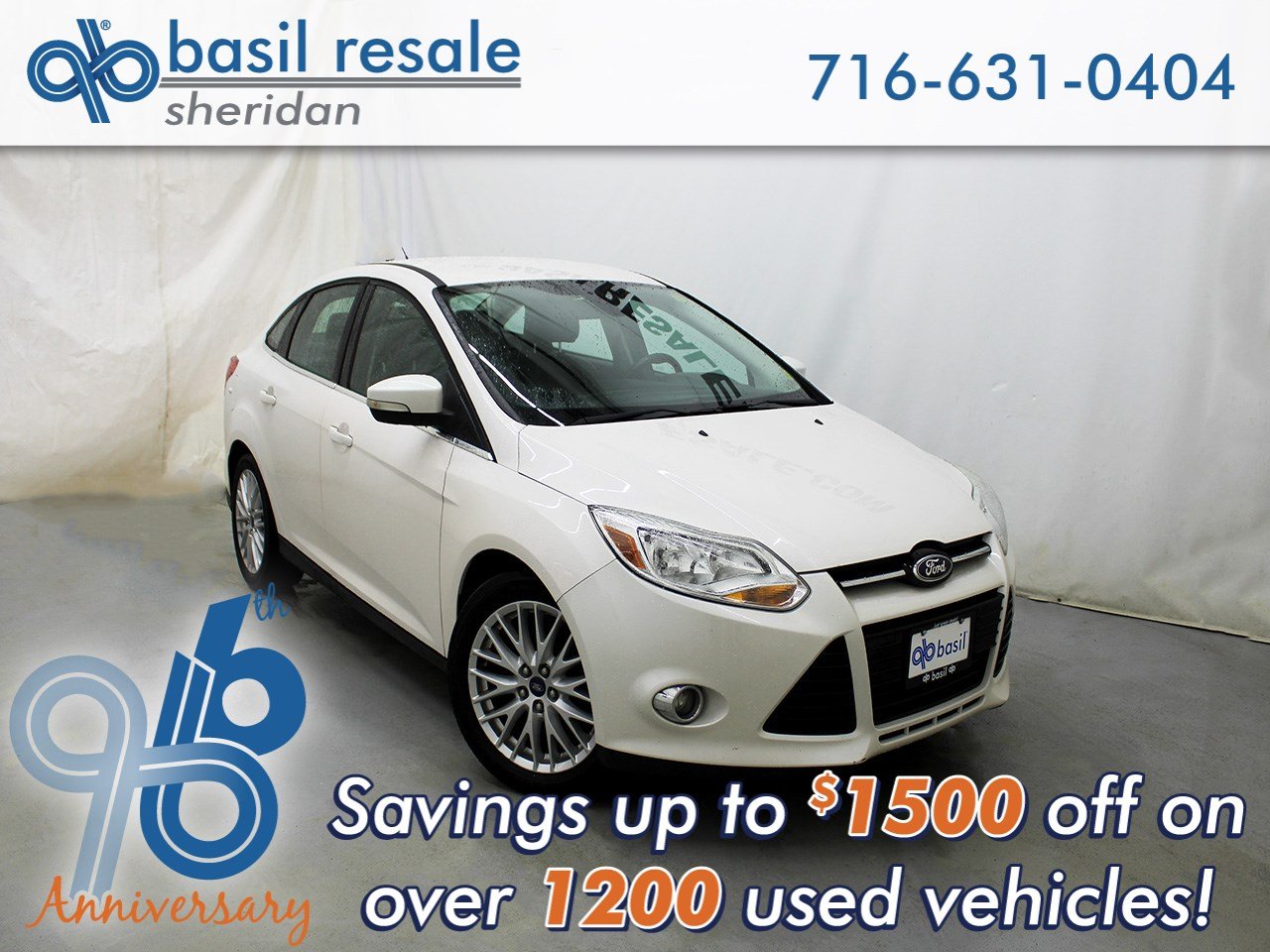 Pre Owned 2012 Ford Focus Sel Fwd 4dr Car